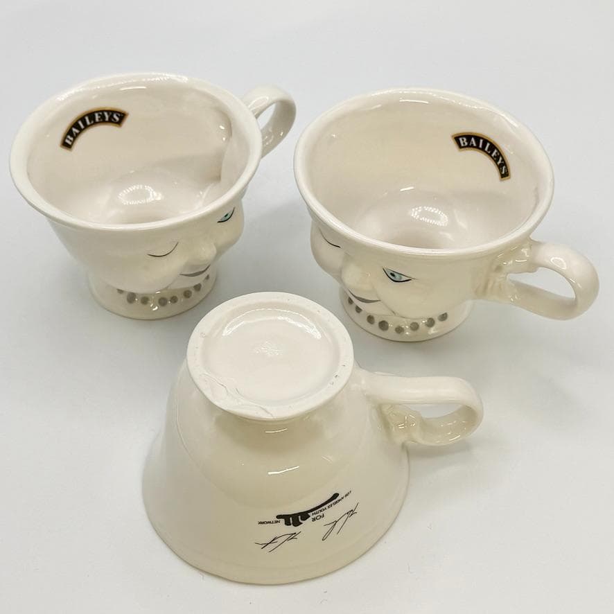 BAILEYS フェイスカップ ヘレンハント 2つセット ペア ベイリーズ 陶器