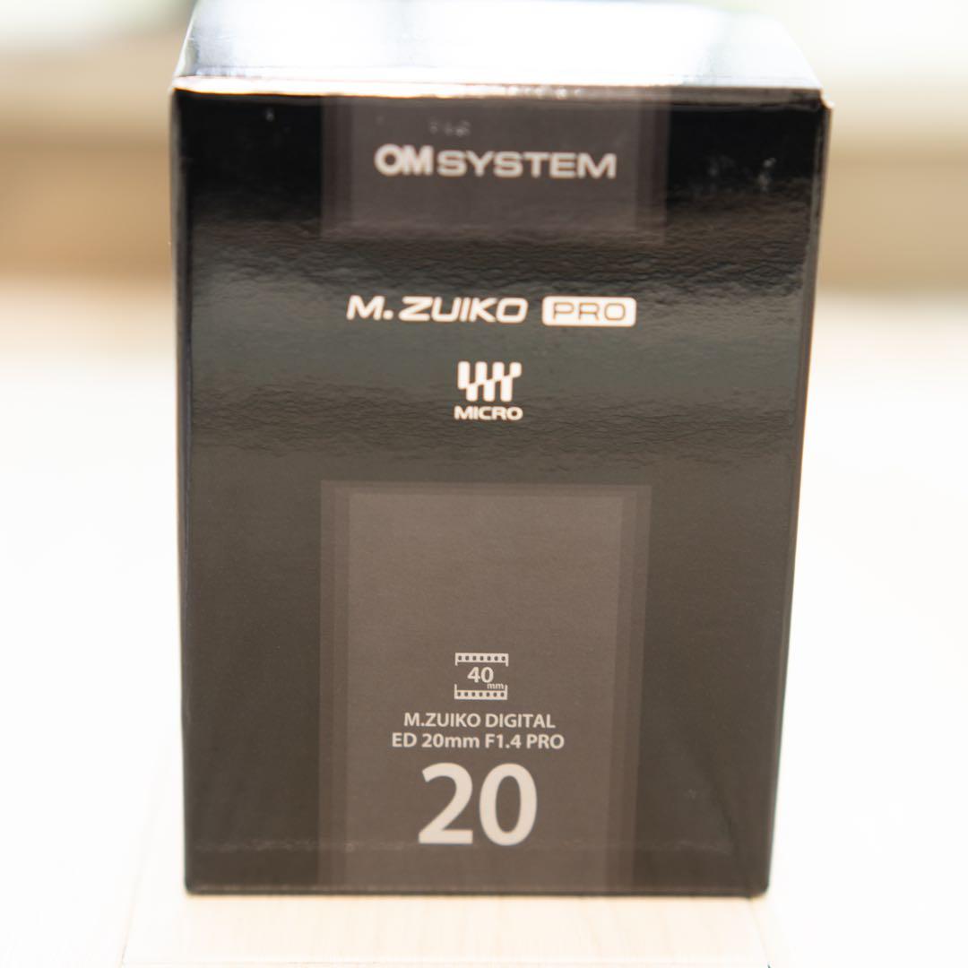 [美品]M.ZUIKO 20mm F1.4 PRO