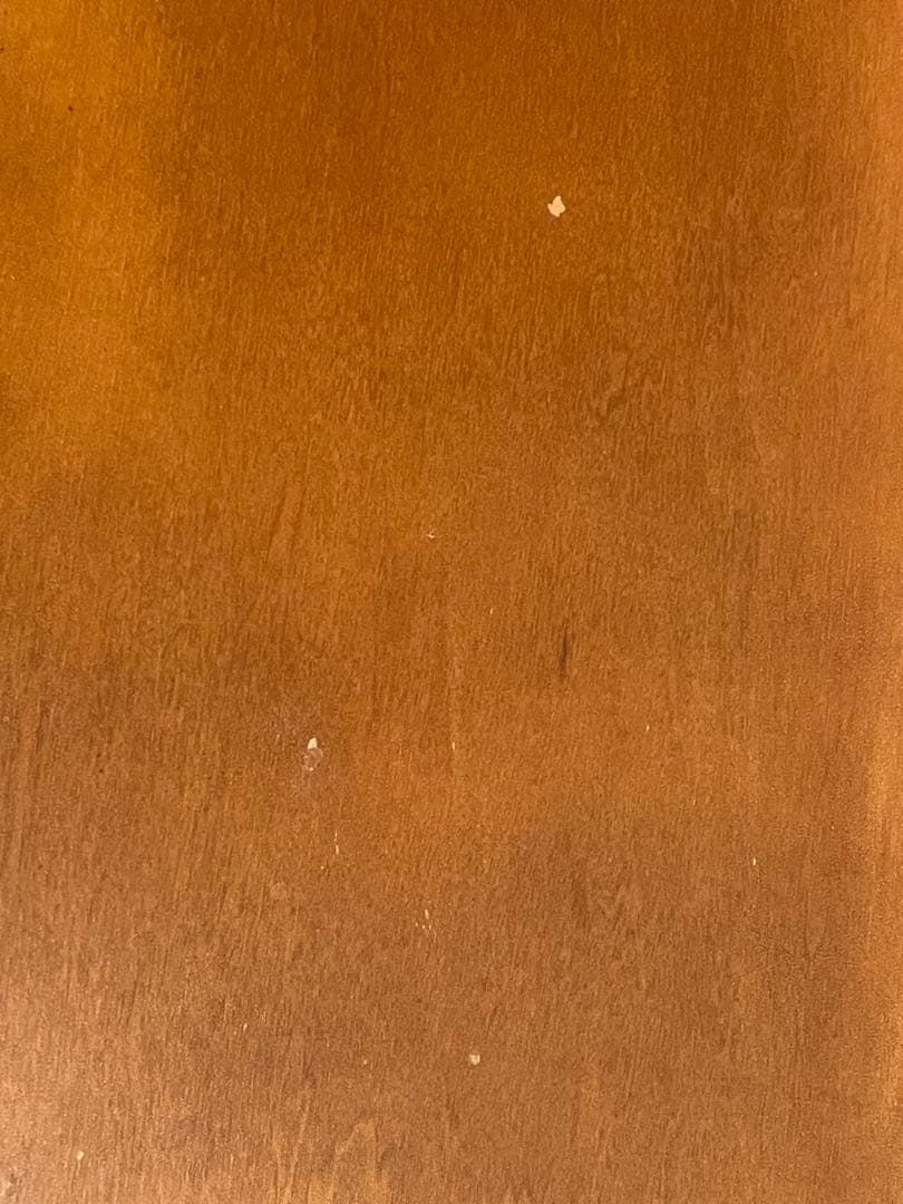 アンティーク調　木製半円形キャビネット ４段引き出し　３本猫足