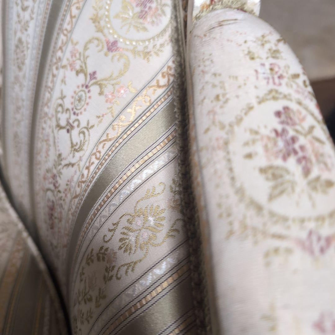 ロココスタイル アームチェア クリーム色