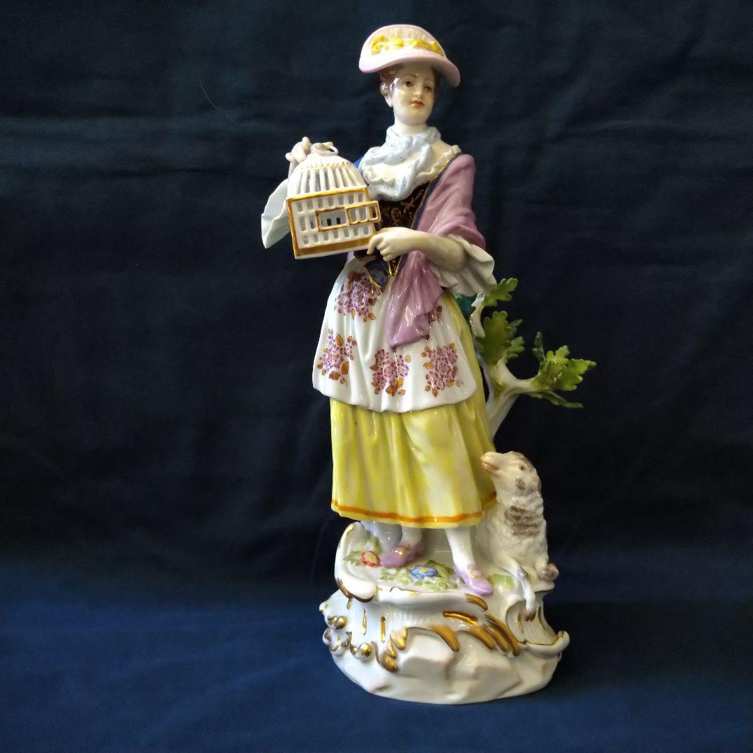 ✤マイセン(Meissen)フィギュリン✤『羊飼いの女性』