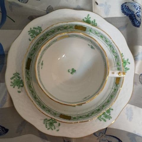 ヘレンド インドの華 グリーン C＆S