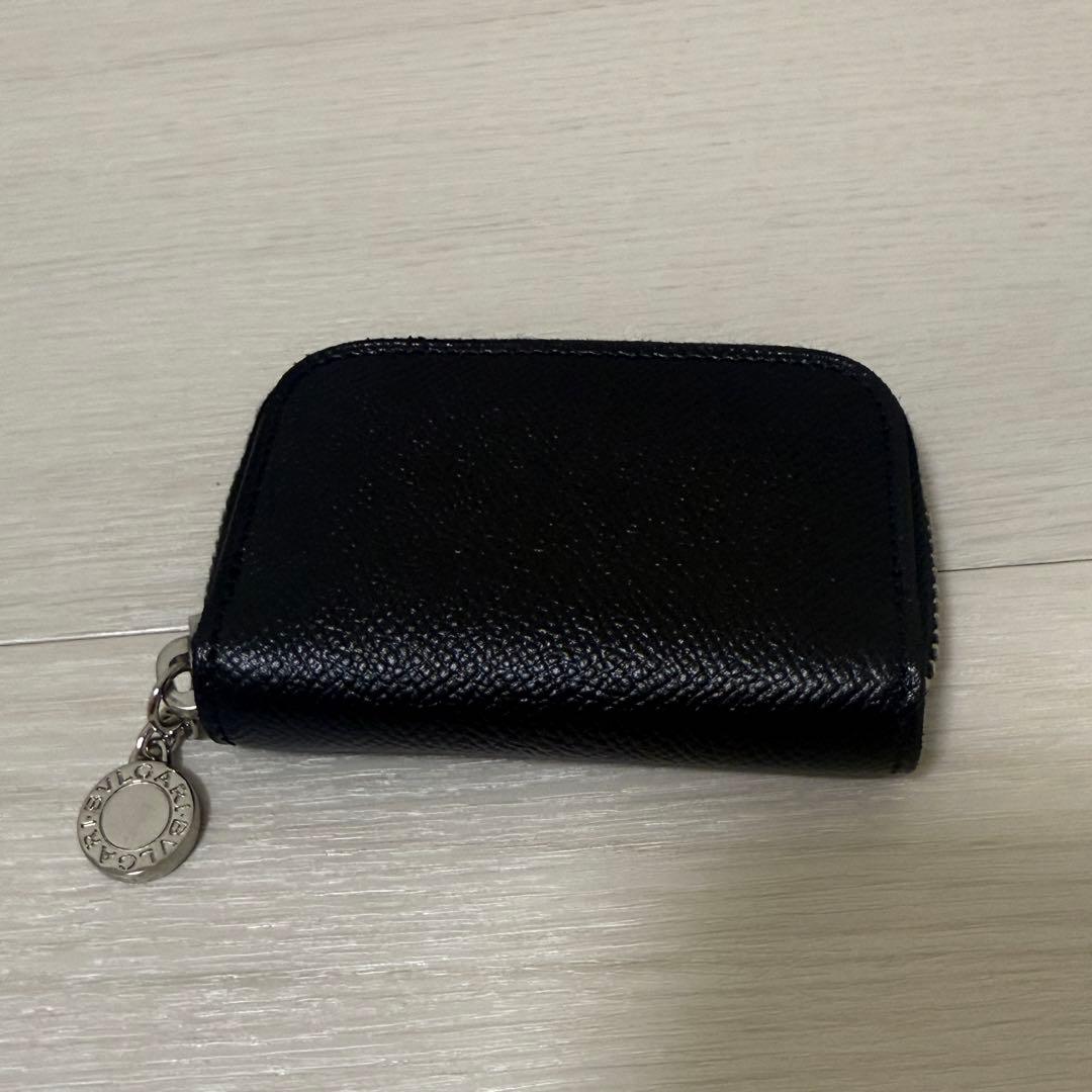 【未使用保管品】BVLGARI ブルガリ ブラックレザー スマートキーケース